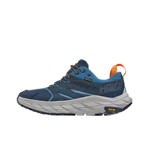 HOKA ONE ONE Anacapa Low Противоскользящий Устойчивый к износу Дышащий Низкий Топ Повседневная обувь Мужская Синий