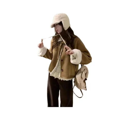 HKPXR Коричневый Женские пуховики