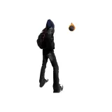 Черная подкладка и утолщенный [тяжелый, двойная игла, вышивка]