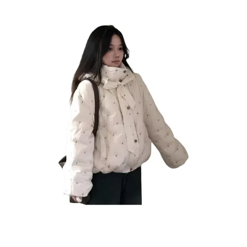 MDEHT Экрю Унисекс Пуховики