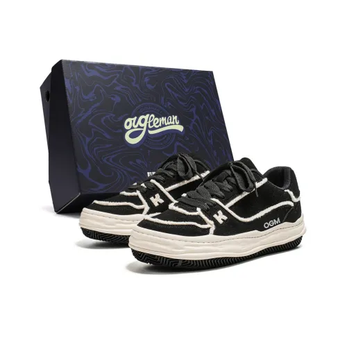 OUGLEMEN Обувь Износостойкая и Противоскользящая Низкие Кроссовки для Скейтбординга Мужские