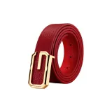 Золотистая пряжка, красный
