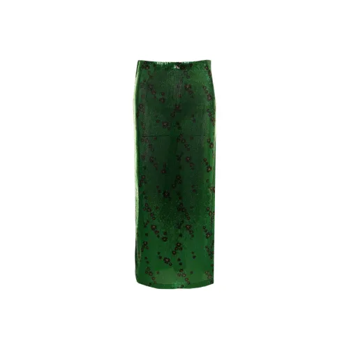 PHILOSOPHY DI LORENZO SERAFINI SS22 MID Длина Юбка Зеленый