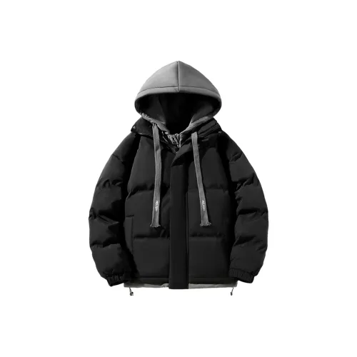 PASOK Хлопковый пуховик пальто с капюшоном унисекс