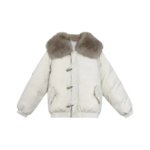 RTNH Утренний туман Белый Женский пуховик