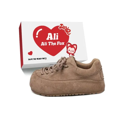 Али Тх Фокс Замша Большой Голова Ugly Милый Тонкий Ремень Без Подкладки Женская