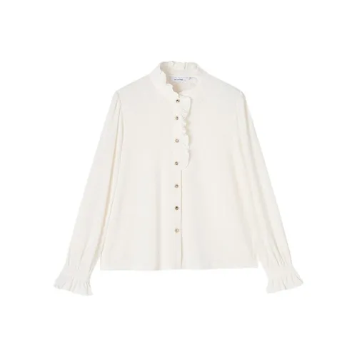 XIANGYING Белые Женские Рубашки