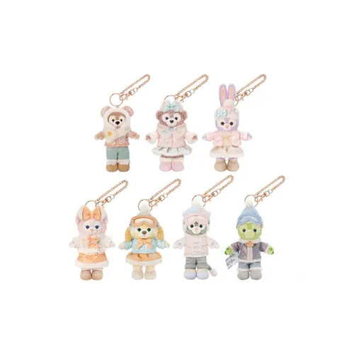 Disney x DISNEYLAND Duffy и Friends Icy Snow Buddy Коллекция Lanyard ShellieMay Плюшевый Брелок