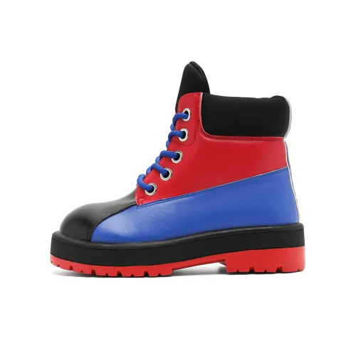 JX Индивидуальный Пэчворк Мартинсы Носки Экипажные Ботинки Мужские