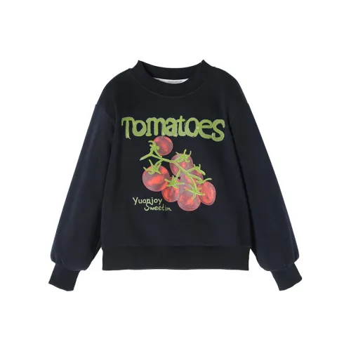 YUANYUAN GIRL Свитшот Зимний Детский Возраст 3-7 лет