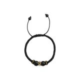 Вязаные ткани Удачи Черный шнур - Китайский зодиак Собака и Свинья