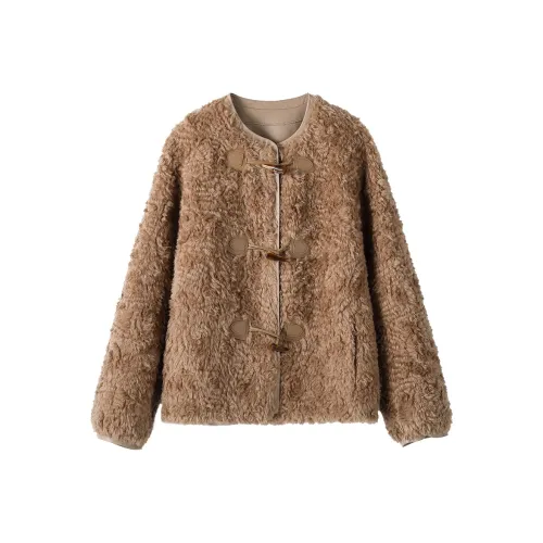 FAVMARTHA Вельвет Feel Пальто Женское