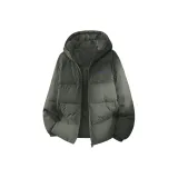 [90 Duck Down Thermal Water-Repellent] Армейский зеленый (Синий Настроение Логотип на груди)