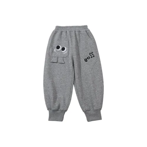 SHIBU Детский Модный BIG Глаза Повседневные штаны Серый KIDS Спортивные штаны