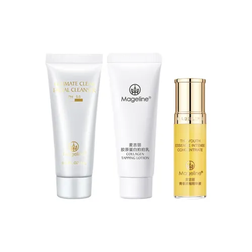 MAGELINE Очищающее средство 15 г + Тоник 15 мл + Юность Концентрированная сыворотка 5 мл Сухая кожа