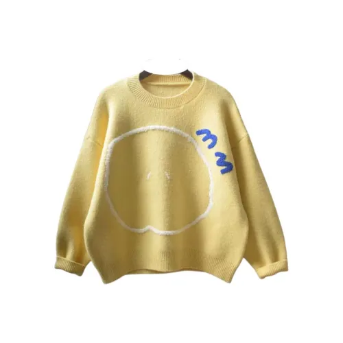 MDEHT Жёлтый Женский Трикотаж