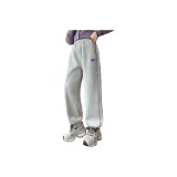 Серые и белые штаны с флисовой подкладкой