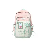 Розовый и зеленый.