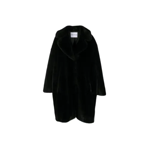 STAND STUDIO Velvet Feel Пальто Женское Черное