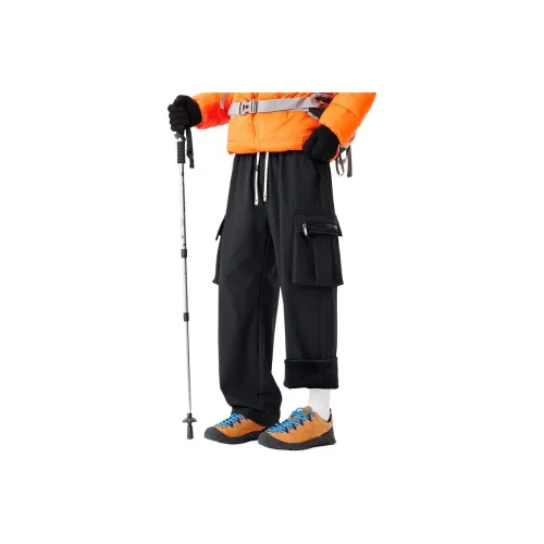 NEAR HERE Черный Унисекс Повседневные Штаны