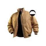 Хаки пуховая куртка утепленная термическая