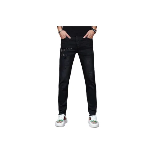 VSSYR Черные Унисекс Джинсы