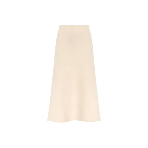 BY MALENE BIRGER COPENHAGEN MBC Повседневный Длинный Юбка Женская Color Shell Gray