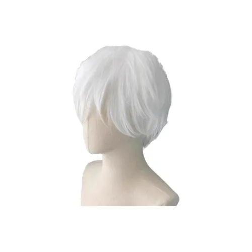 BEIQING Аниме COS Белый мех Мужская парик