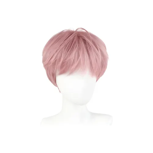 GLUNA Серо-розовый Парики Аниме-стиль Broken COVER Стайлинг Высокая Температура Пряжа