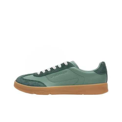 DECATHLON Slip-resistant Abrasion-resistant Low-top Skateboarding Shoes Women's Vintage Green ДЕКАТЛОН Противоскользящие Износостойкие Низкие Кроссовки для Скейтбординга Женские Винтаж Зеленые