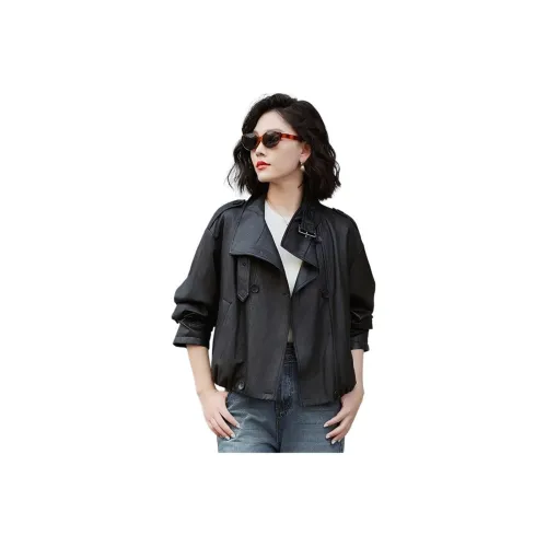 MORii Женские Кожаные Куртки