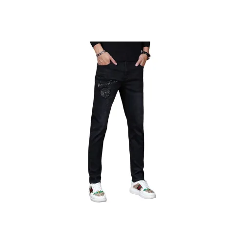 VSSYR Черные Унисекс Джинсы