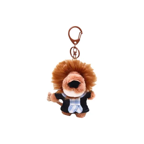 YIDIANCHAOWAN Мини Лев Деним Топ с Галстуком Стиль Плюшевый Подвеска 13 см Длина Тела