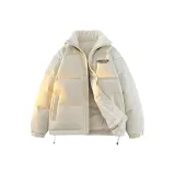 Белый 9001 Хлопковый пуховик