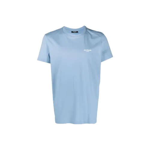 BALMAIN Небесно-голубой Мужские T-рубашки
