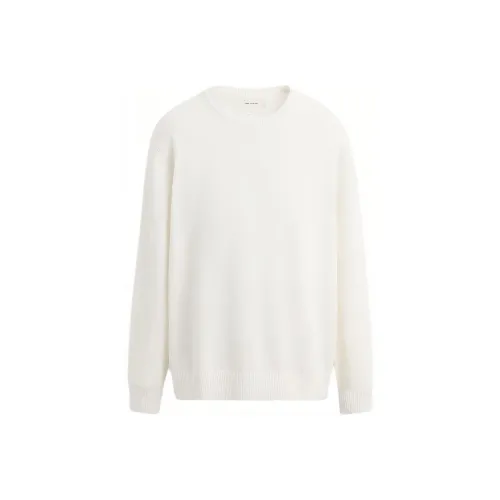 ZARA ORIGINS Men's White Oyster Sweaters ZARA ORIGINS Мужские Белые Свитера с устрицей