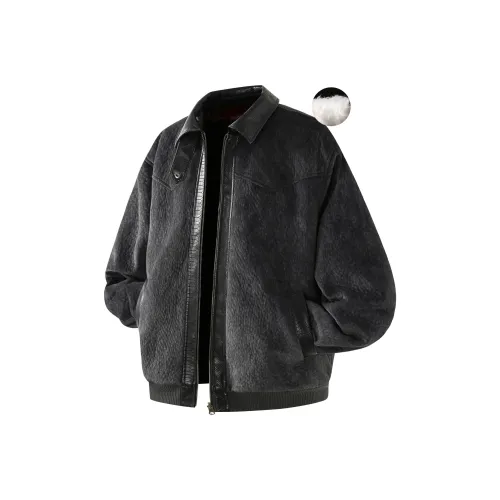 MARK WAFFLE Бархат Feel Пальто Унисекс