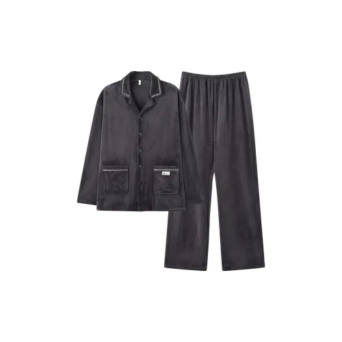 MADALLO Темно-серый Мужской Пижамный комплект