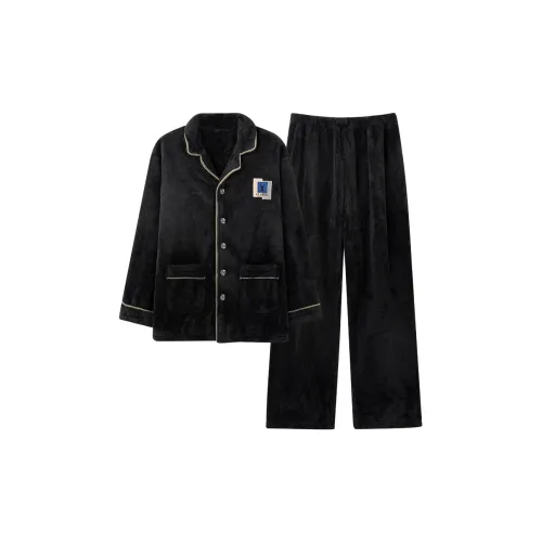 MADALLO Черный мужской комплект пижам