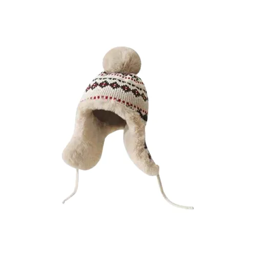 WINNIE LEE Плюшевые шапки-бини унисекс