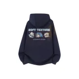 Тяжелый полиэстер-хлопок, темно-синий (с флисовой подкладкой)