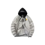 Серый, с капюшоном, одиночный