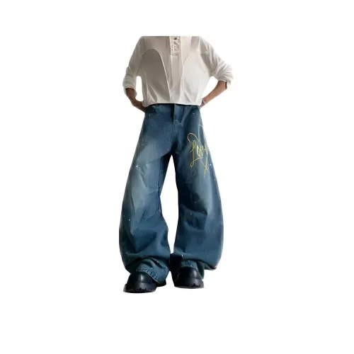 GOYN Blue Unisex Jeans GOYN Синий Унисекс Джинсы