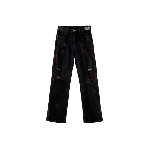 XIACENGJICHU Унисекс Джинсы