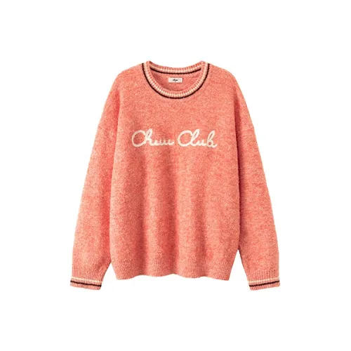 CHUU Оранжевый Розовый Женский Трикотаж