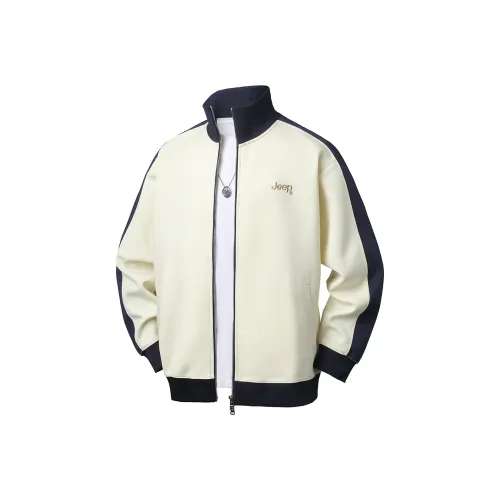 Jeep Воротник-стойка Вышивка Свитшот Унисекс