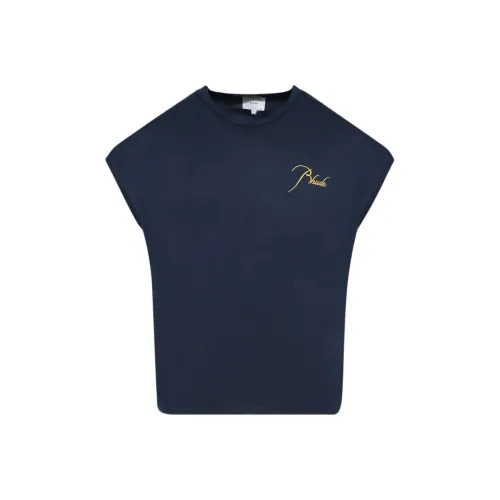 RHUDE Мужские синие футболки