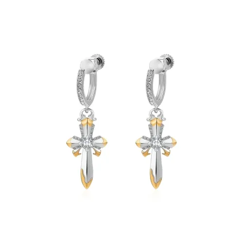 A CONG Studio Титановая сталь Нижняя заколка Серьги On Unisex