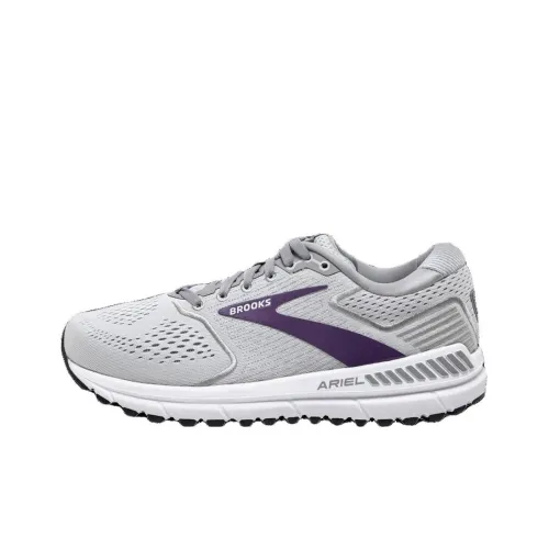 Brooks Амортизация Износостойкие Низкие Кроссовки для Бега Женские Серые