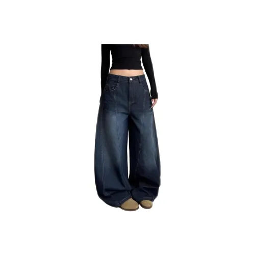 GOYN Темно-синий Унисекс Джинсы